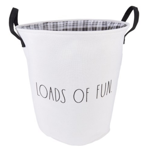 Rae Dunn Other - RAE DUNN “LOADS OF FUN” LINEN HAMPER